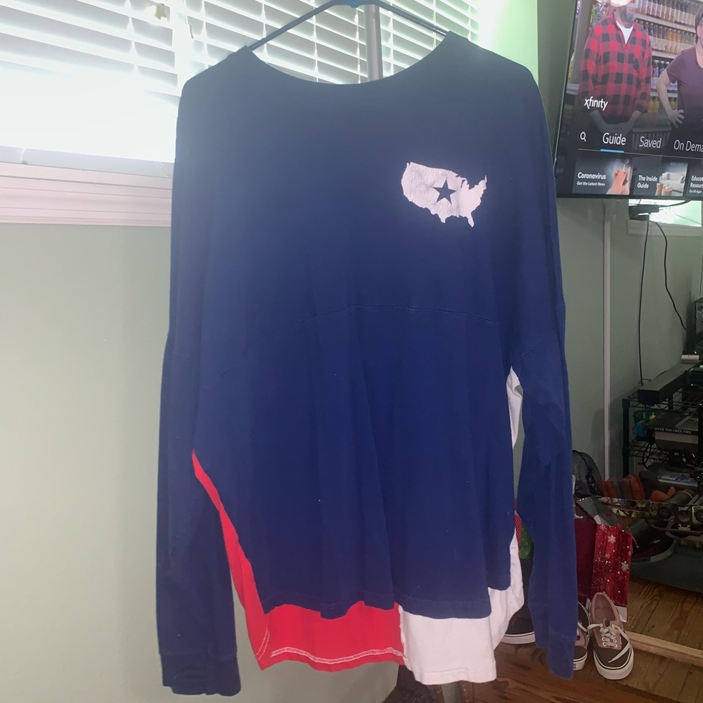 USA long sleeve tee